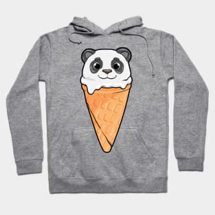 Panda with Waffle and Ice cream Hoodie